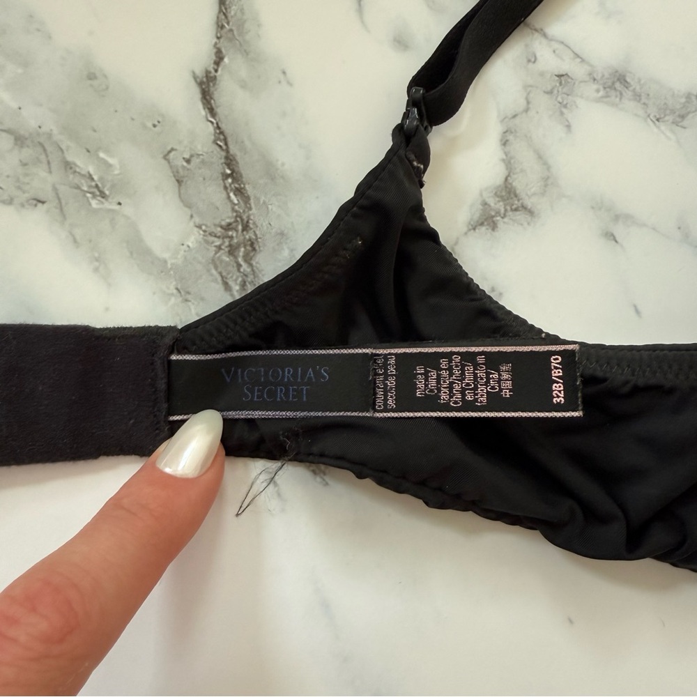 Victoria’s Secret Black Push Up Bra Size 32B - Picture 4 of 4
